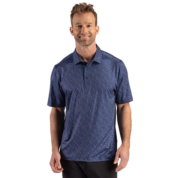 Cutter & Buck Pike Recycled Fern Print Mens Polo Thumbnail