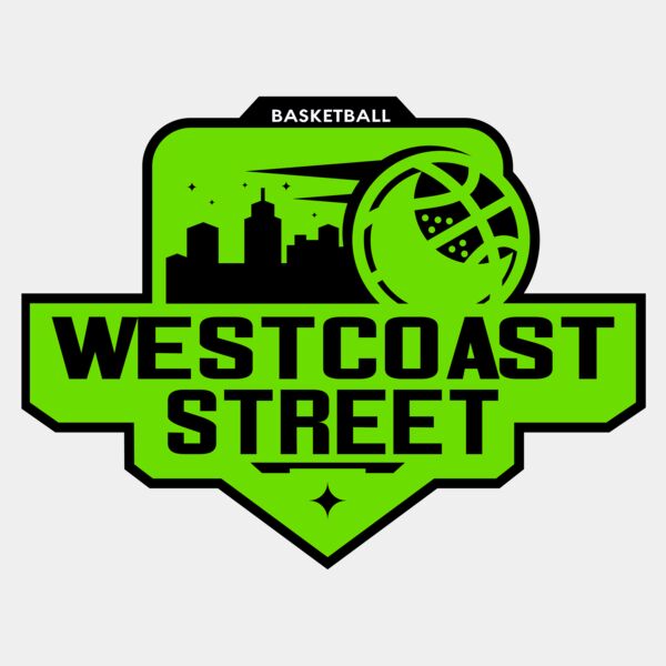 Westcoast Street Basketball logo template Thumbnail