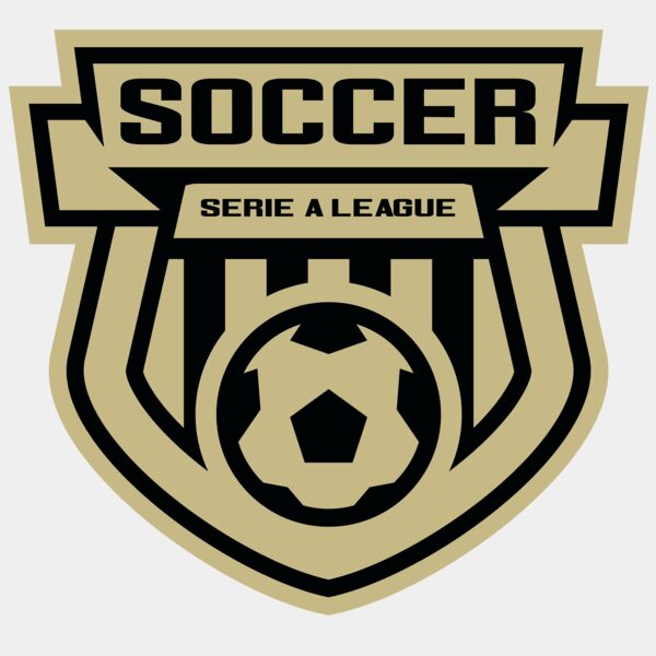 Serie a league soccer logo template Thumbnail