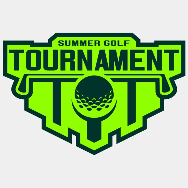 Tournament Summer golf logo template Thumbnail