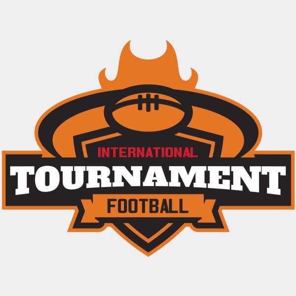 Tournament International Football logo template Thumbnail