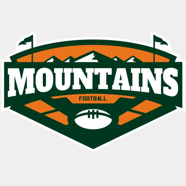 Mountains Football logo template 02 Thumbnail