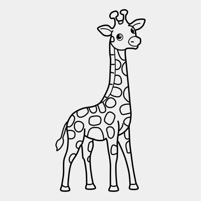 Giraffe   Clipart 3 Thumbnail