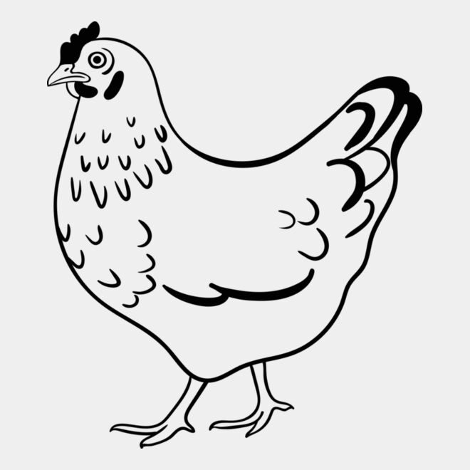 Hen   Clipart 2 Thumbnail