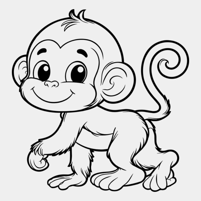 Monkey   Clipart 1 Thumbnail