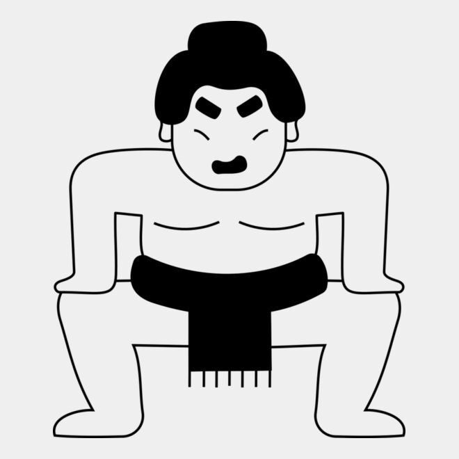 Sumo Wrestler Art Thumbnail