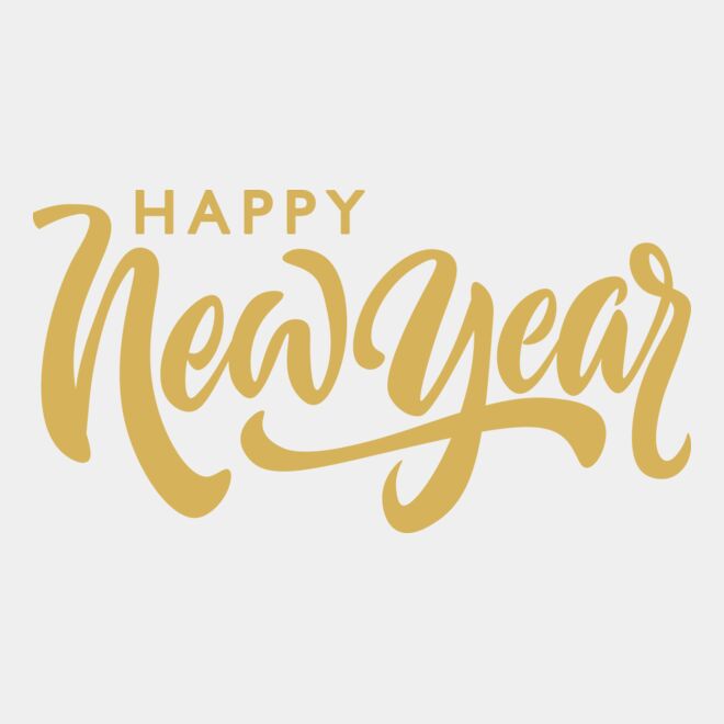 Happy New Year Gold Thumbnail