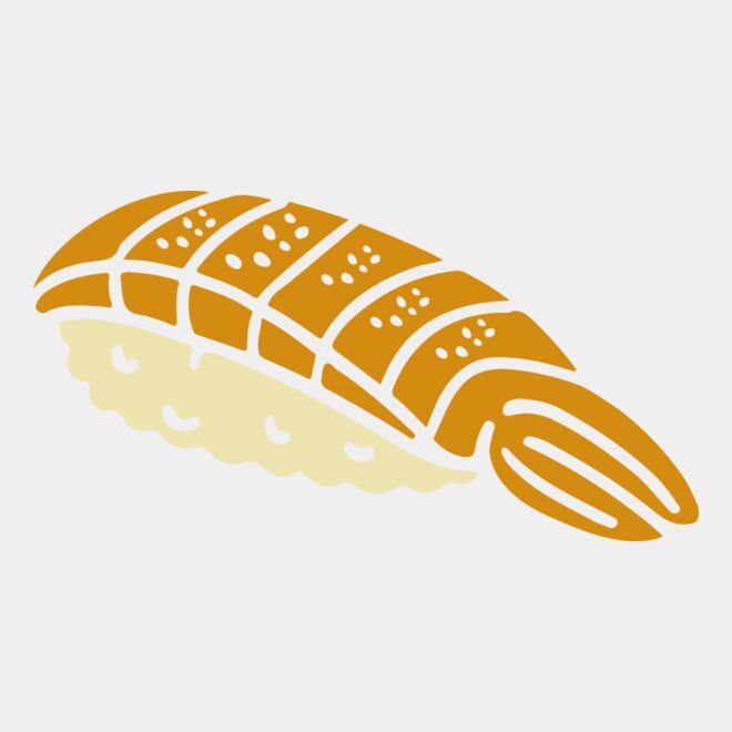 Ebi Shrimp Sushi Thumbnail