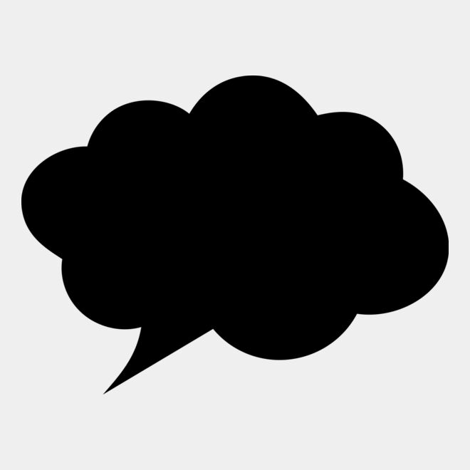 Cloud speech bubble Thumbnail
