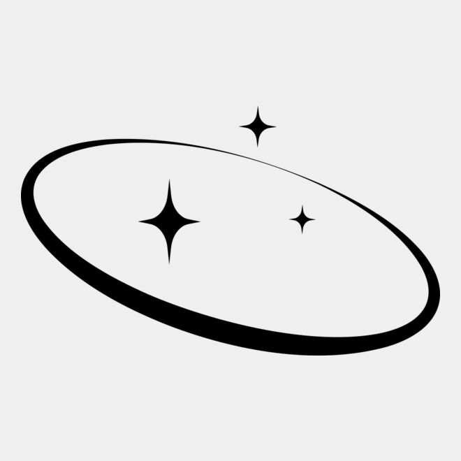 Orbit with stars Thumbnail