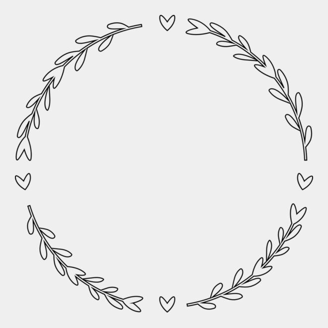 Floral Wreath Frame Thumbnail