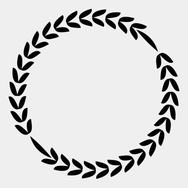 Laurel Leaf Circle Wreath Thumbnail