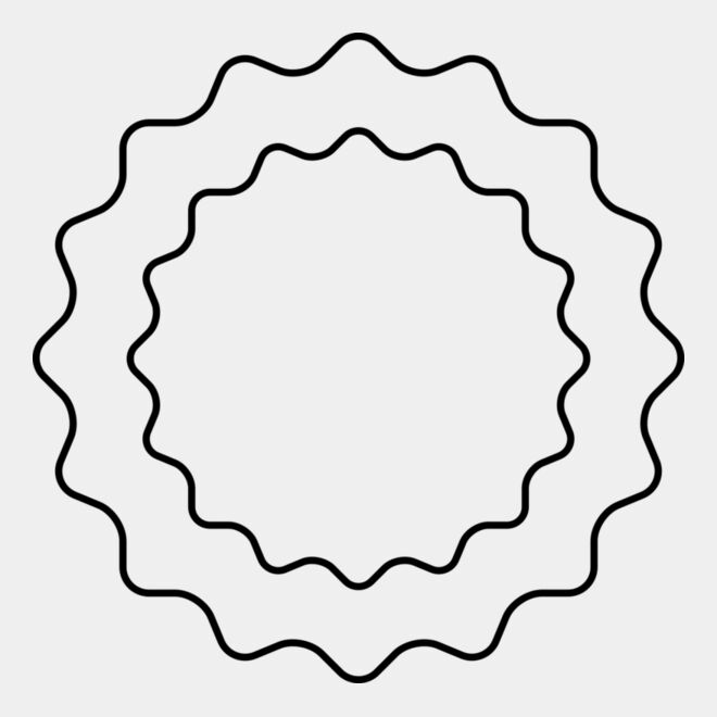 Scalloped Seal Frame Thumbnail