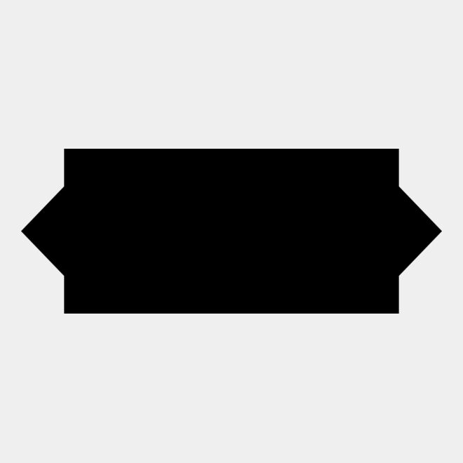 Notched Rectangle Label Thumbnail