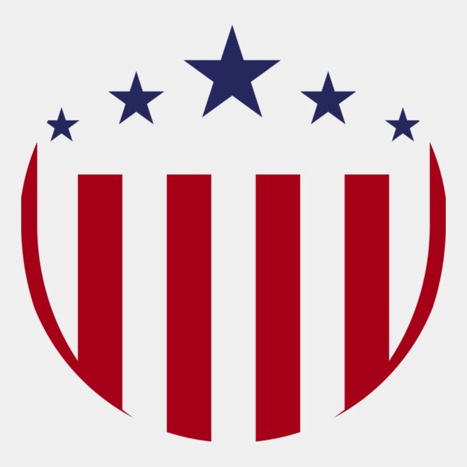 Round Patriotic Shield Thumbnail