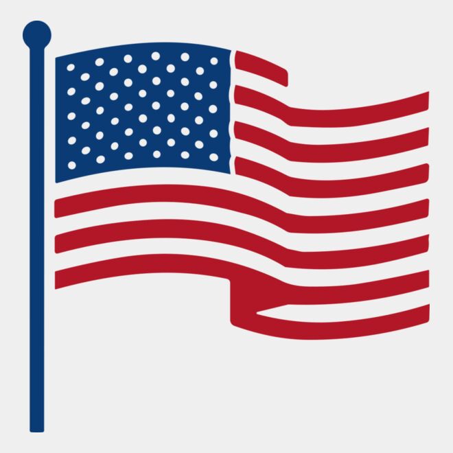 US Flag in Pole Thumbnail