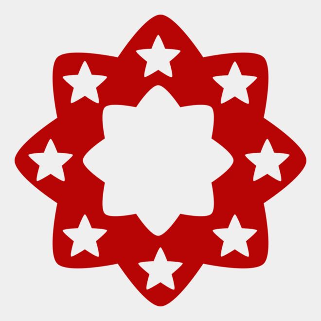 Patriotic Star Rosette Thumbnail