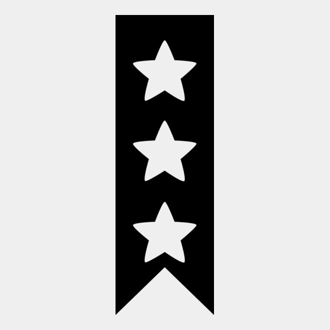 Three Star Ribbon Thumbnail