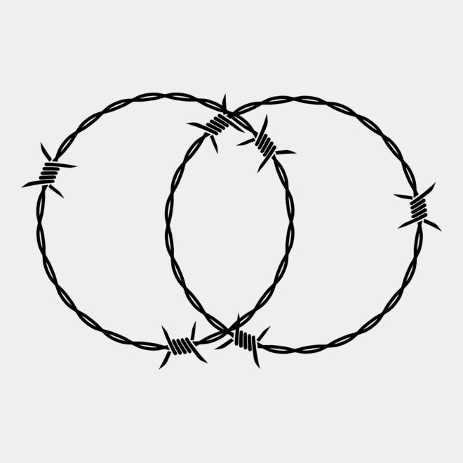 Double Barbed Wire Ring Thumbnail