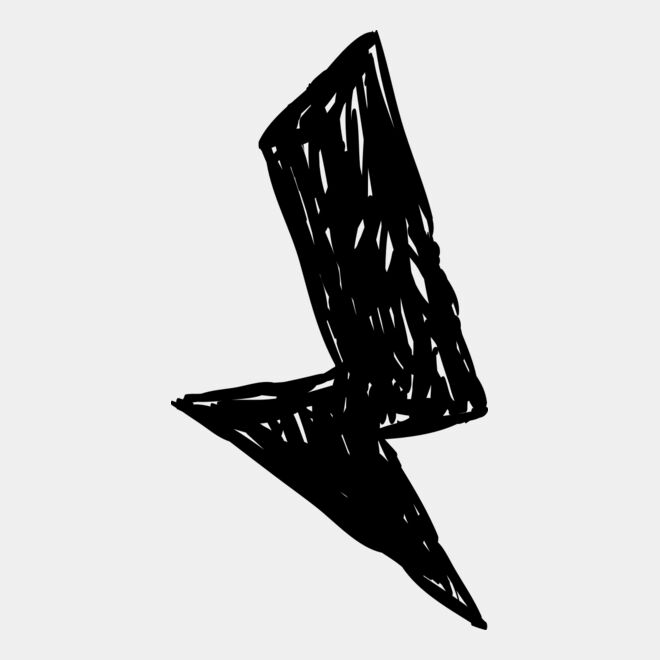 Hand Drawn Lightning Thumbnail