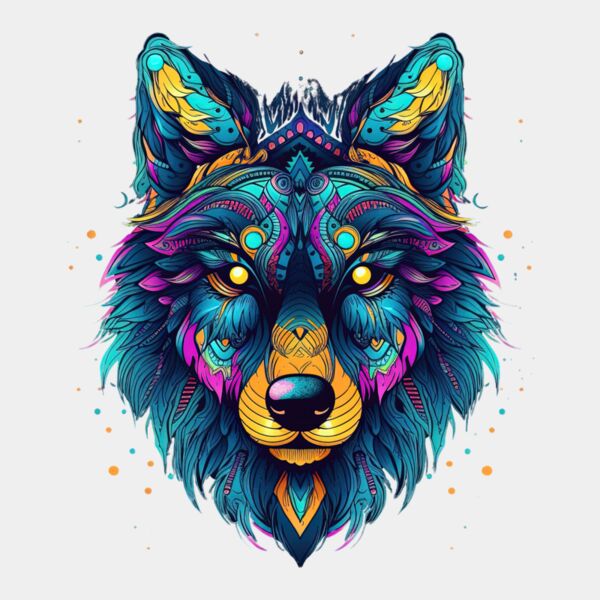 Trippy Wolf Thumbnail