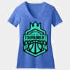 Women's Perfect Blend ® CVC V Neck Tee Thumbnail