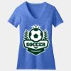 Women's Perfect Blend ® CVC V Neck Tee Thumbnail