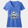 Women's Perfect Blend ® CVC V Neck Tee Thumbnail