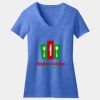 Women's Perfect Blend ® CVC V Neck Tee Thumbnail