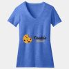 Women's Perfect Blend ® CVC V Neck Tee Thumbnail