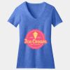 Women's Perfect Blend ® CVC V Neck Tee Thumbnail