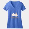 Women's Perfect Blend ® CVC V Neck Tee Thumbnail