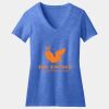 Women's Perfect Blend ® CVC V Neck Tee Thumbnail