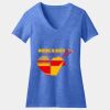 Women's Perfect Blend ® CVC V Neck Tee Thumbnail