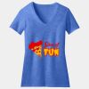 Women's Perfect Blend ® CVC V Neck Tee Thumbnail