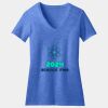 Women's Perfect Blend ® CVC V Neck Tee Thumbnail