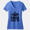 Women's Perfect Blend ® CVC V Neck Tee Thumbnail