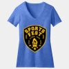 Women's Perfect Blend ® CVC V Neck Tee Thumbnail