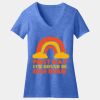 Women's Perfect Blend ® CVC V Neck Tee Thumbnail