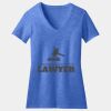 Women's Perfect Blend ® CVC V Neck Tee Thumbnail