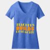 Women's Perfect Blend ® CVC V Neck Tee Thumbnail