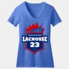 Women's Perfect Blend ® CVC V Neck Tee Thumbnail