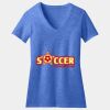 Women's Perfect Blend ® CVC V Neck Tee Thumbnail