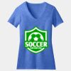 Women's Perfect Blend ® CVC V Neck Tee Thumbnail