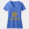 Women's Perfect Blend ® CVC V Neck Tee Thumbnail