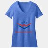 Women's Perfect Blend ® CVC V Neck Tee Thumbnail