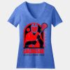 Women's Perfect Blend ® CVC V Neck Tee Thumbnail