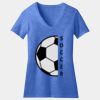 Women's Perfect Blend ® CVC V Neck Tee Thumbnail