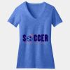Women's Perfect Blend ® CVC V Neck Tee Thumbnail