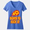 Women's Perfect Blend ® CVC V Neck Tee Thumbnail